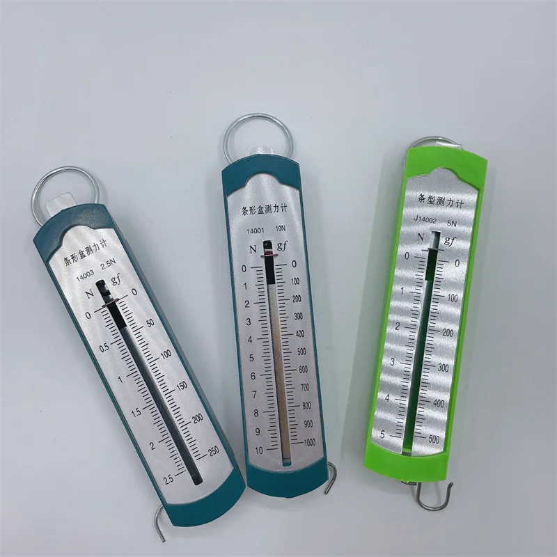 1N 2,5N 5N 10N Newton Meter/Kraftmessgerät Bar Box Feder Dynamometer Balance Physik Experimente