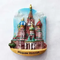 Russia Travelling Fridge Magnets Moscow Tourist Souvenirs Fridge Stickers Home Decor Wedding Gifts Magnetic Stickers Kids' Toys