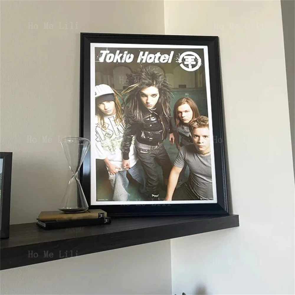 Tokio Hotel Band Poster Vintage Noframed Canvas Wall Art For Livingroom Decor