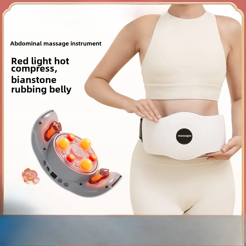 Bianstone abdominal massager, heated abdominal massager, belly massager, promotes intestinal peristalsis, moxibustion