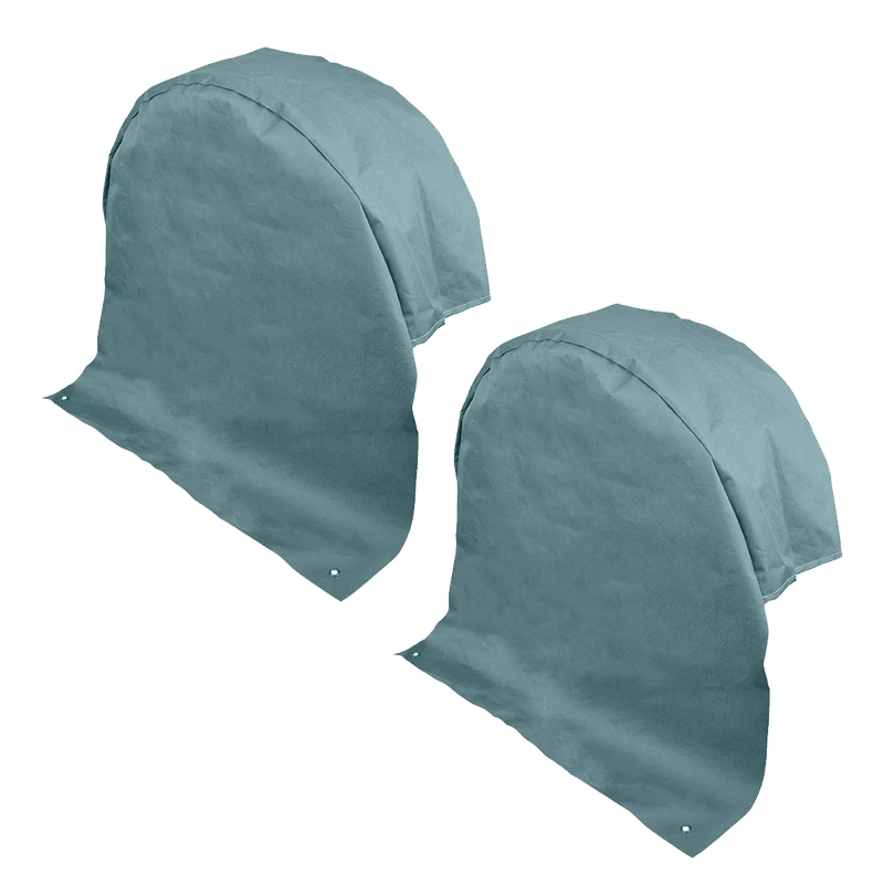 2 uds L/XL 65/78cm cubierta de rueda de caravana cubierta de neumático gris para Camper autocaravana remolque accesorios de Camping