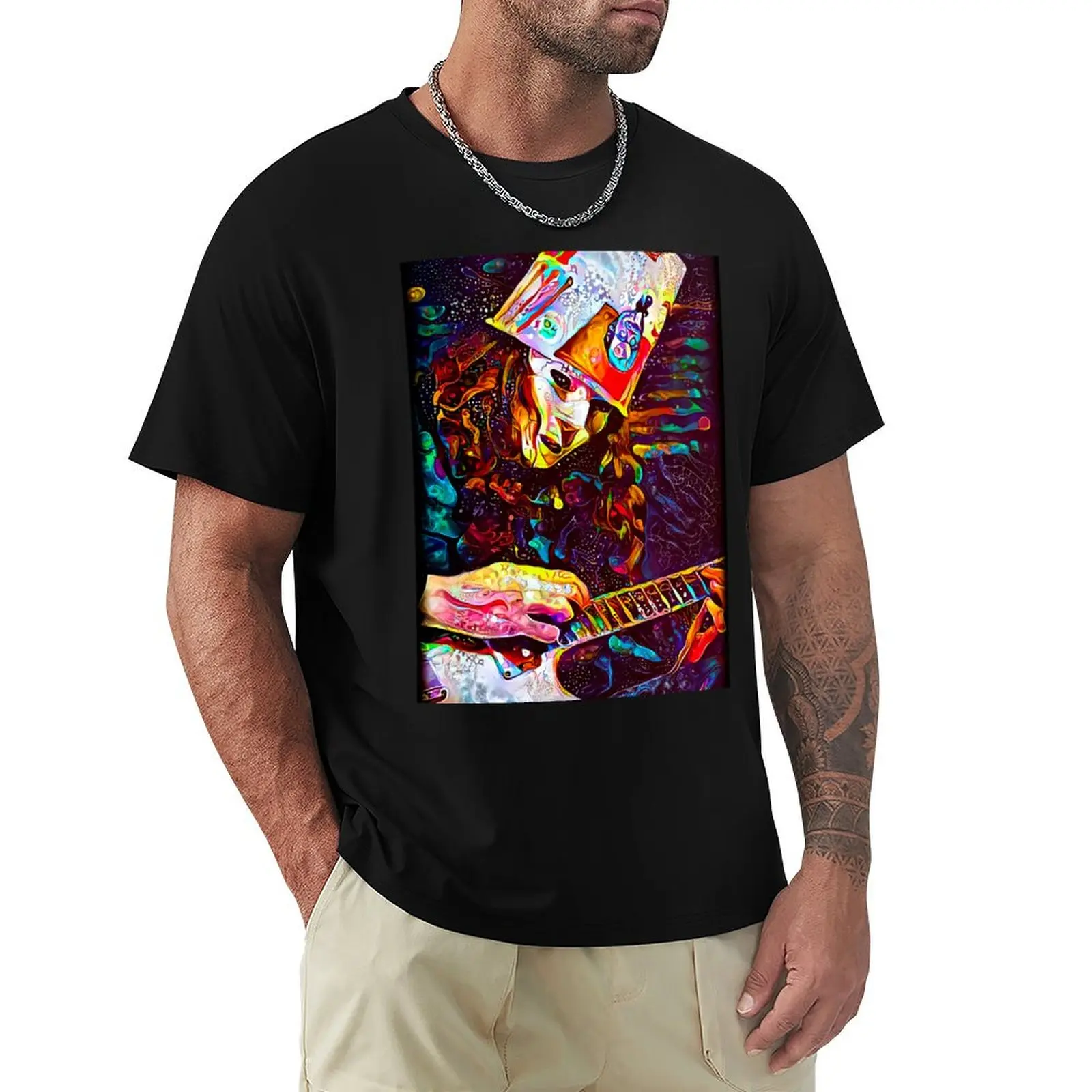 Buckethead Udnie Wave T-Shirt anime t shirts oversize T-Shirt