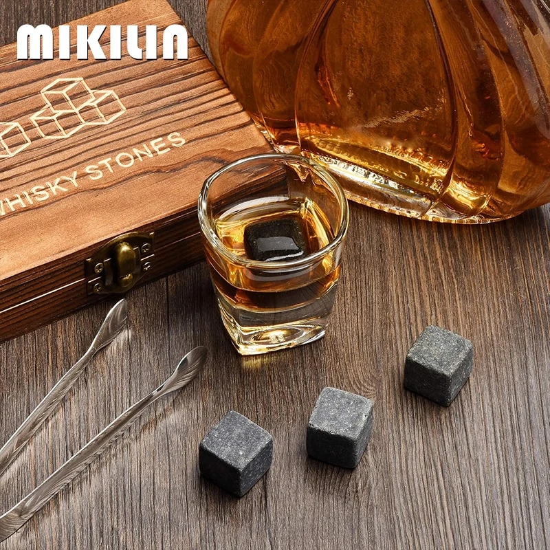 12 قطعة أحجار الويسكي طقم هدايا الجرانيت الطبيعي البيرة تقشعر لها الأبدان الأحجار ويسكي النبيذ الصخور قابلة لإعادة الاستخدام مكعبات الثلج برودة بار اكسسوارات #2