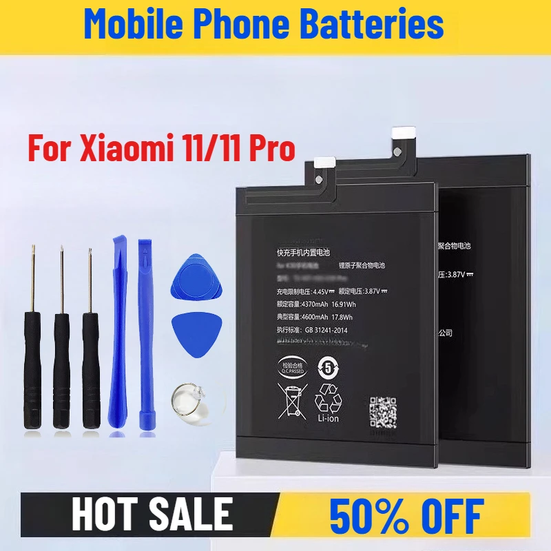 For Xiaomi 11/11 Pro Mobile Phone Batteries