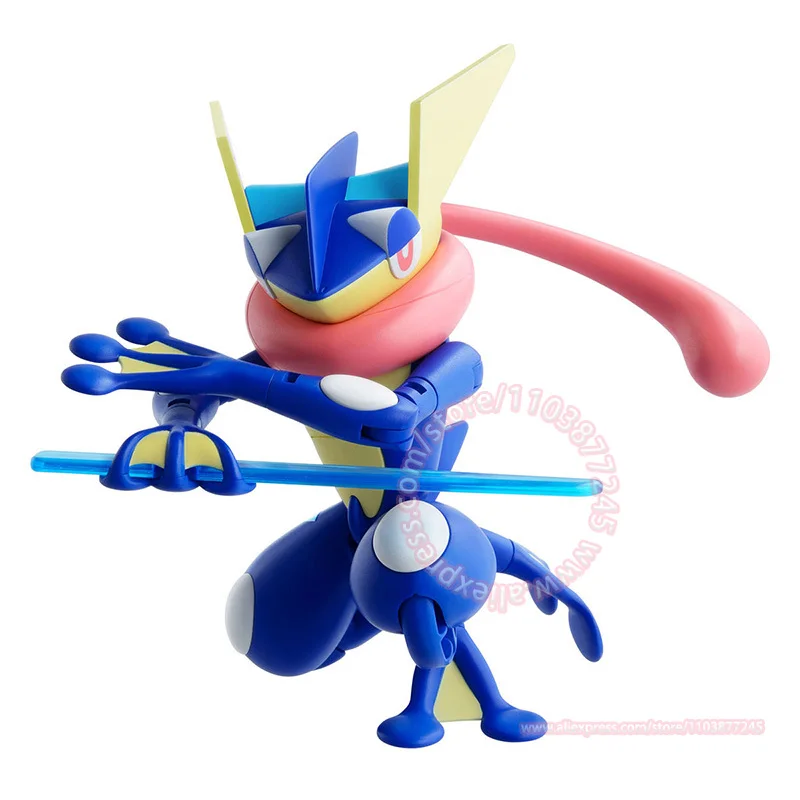 BANDAI Assembled Model Pokemon Greninja 47 Special Series of Children's Toys Animation Peripheral Tabletop Decoration Gift