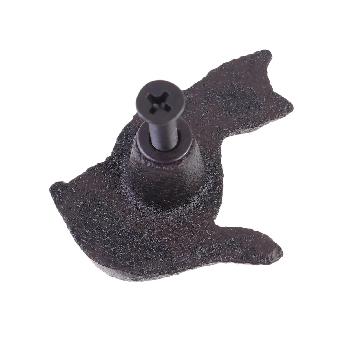 

4 Pcs Black Cast Iron H les Durable Metal Kitchen Cabinet Knobs Cupboard Wardrobe Pull Door H les Home Accessories