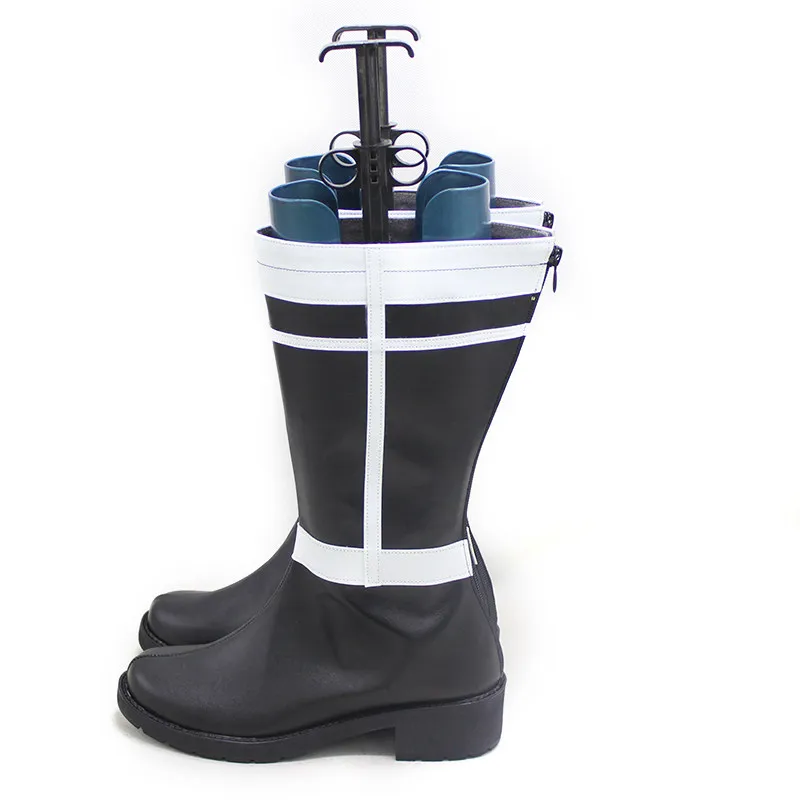Anime Frieren's Friend Himmel Cosplay Shoes Black Boots Custom Made Men Women Christmas Halloween Carnival Party Role Play Shoes