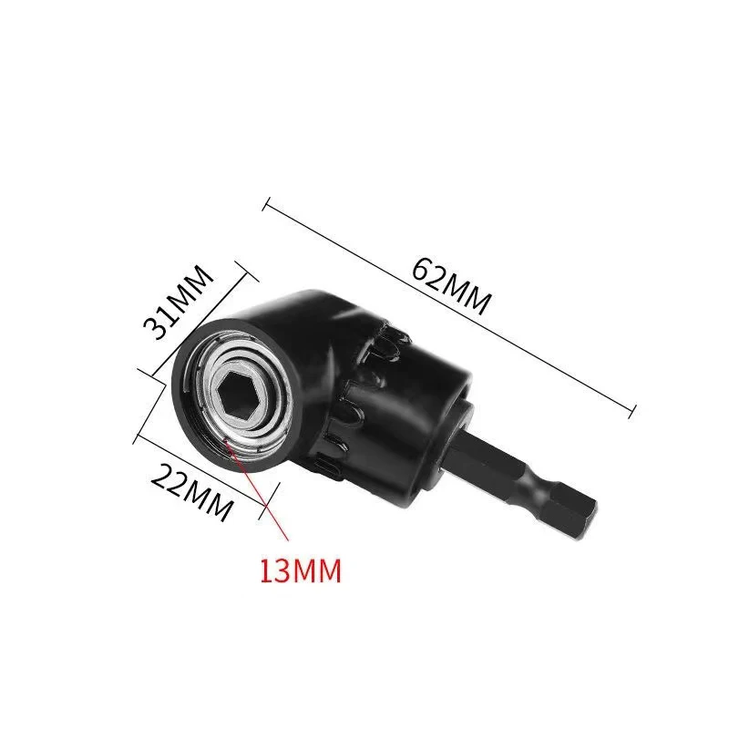 1PC 105 Degree 1/4 Hex Shank Magnetic Bit Angle Extension Screw Driver Angle Driver Screwdriver Power Tool Accessories