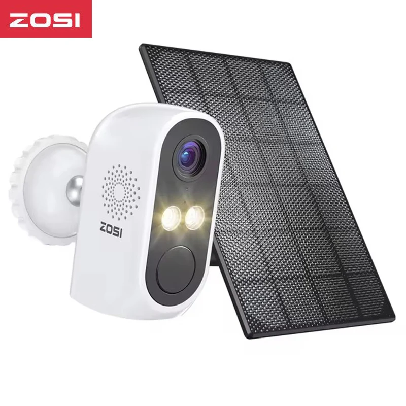 

ZOSI C1 Pro 2K Battery Powered Wireless Security IP Camera 3MP HD Wire-Free Outdoor Indoor WiFi Cam for Home Office Surveillance