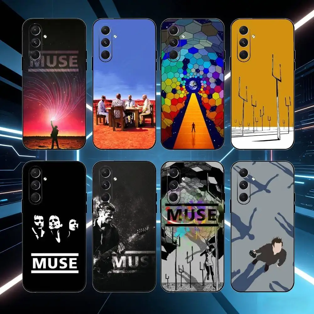 

M-Muse B-Band A-Album Phone Case For Samsung Galaxy A73,A72,A71,A70,A52,A51 Others Soft Black Cover