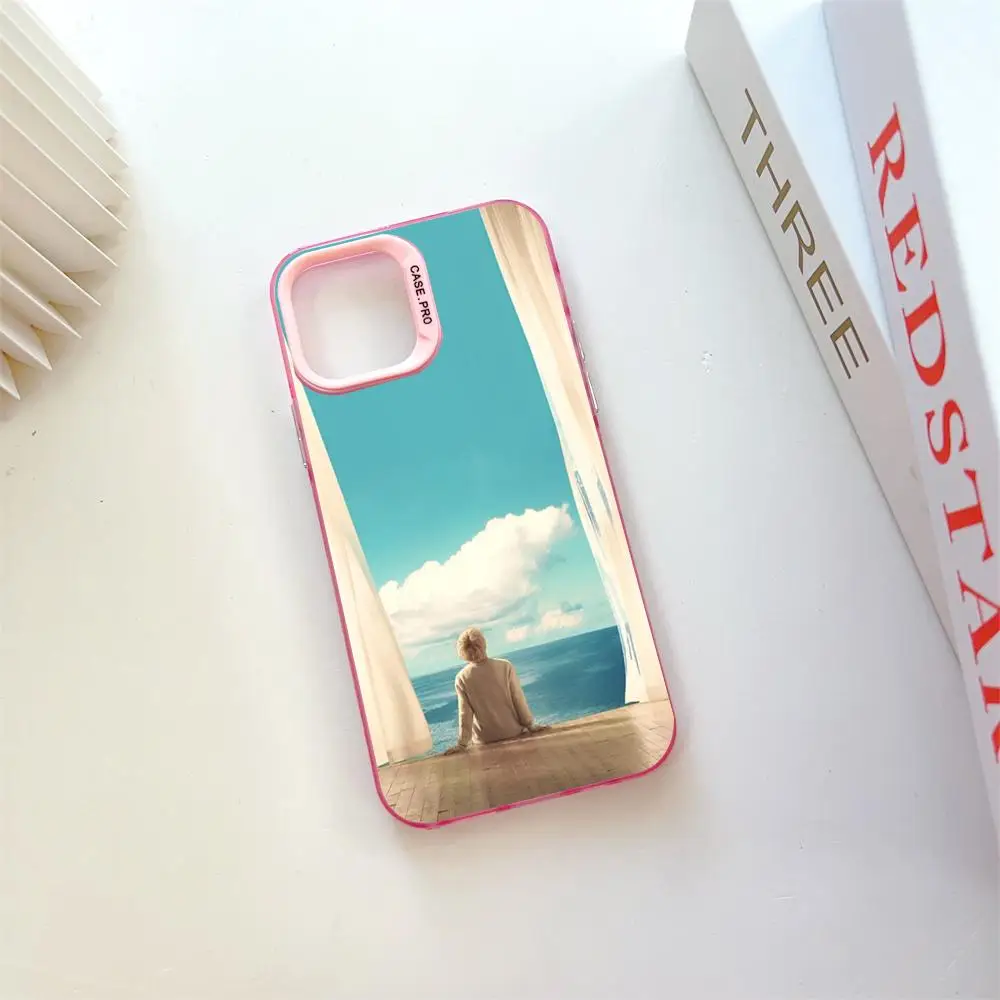 Jimin Park Ji-min MINISO Phone Pink Popular In Korea Wholesale Case For IPhone 16 15 14 13 12 Pro XR Shockproof Color Cover