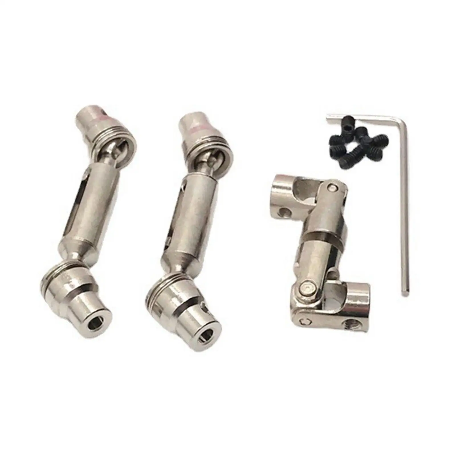 Metal Drive Shaft for RC Crawler 1/16 Scale Telescopic 57-71mm Axial 4x4 Replacement Parts for WPL B16 B36
