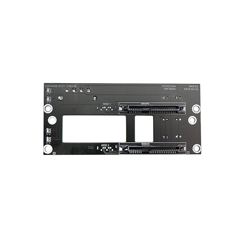 Dual/Triple/4/5-Bay SATA Festplatten-Backplane NAS-Gehäuse Adapterplatte SATA 6G Großes 4D-Netzteil Speicher-Server-Backplane – Detail 3
