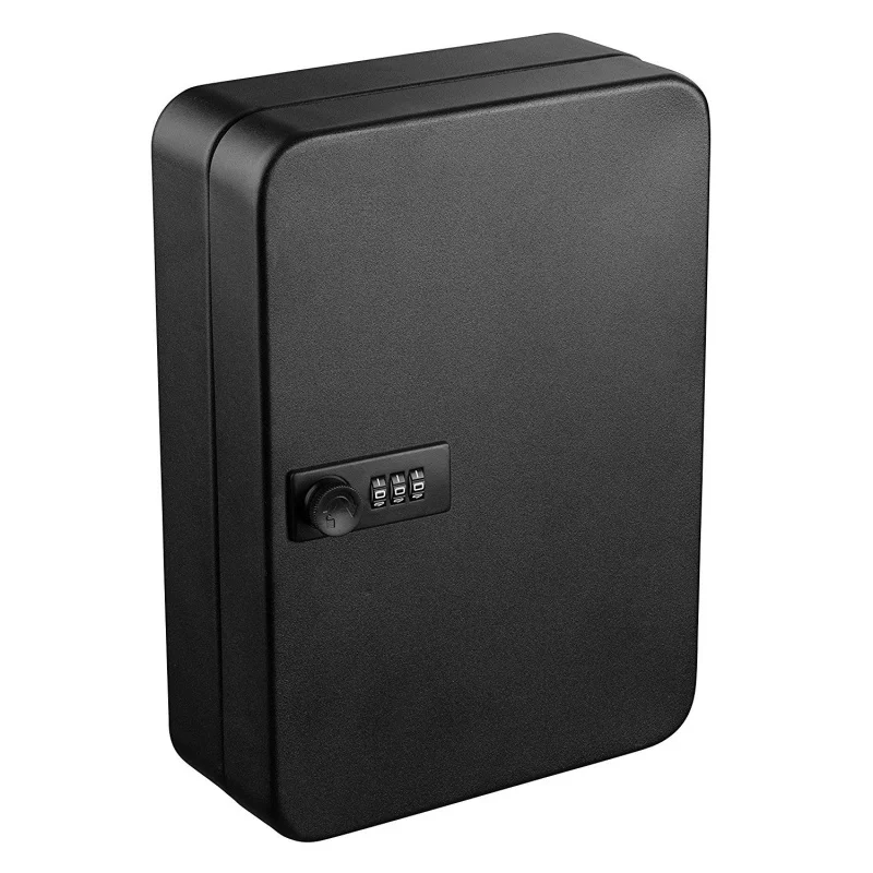 All-Steel Password Lock Key Box Home Wall-Mounted Key Cabinet 4S Car Key Storage Management Box Intermediary