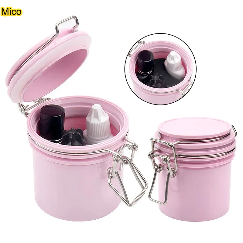 

✨200ml Eyelash Glue Storage Jar Lash Extension Adhesive Container Grafting Lash Makeup Storage Tank