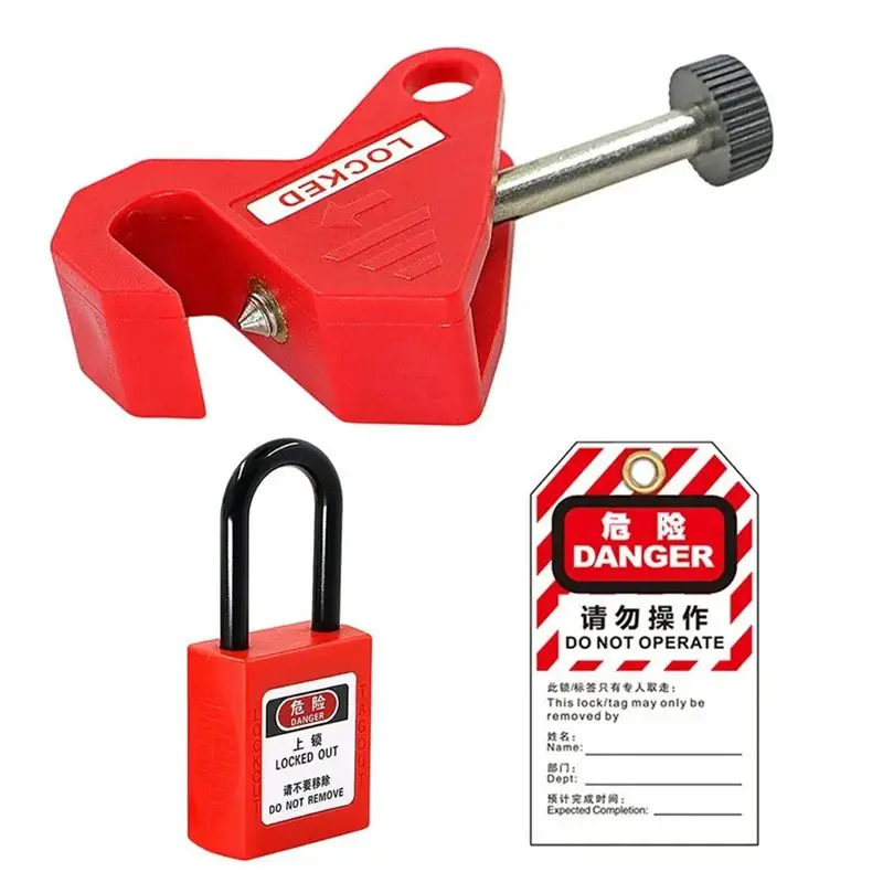 A67P-Breaker Lock Circuit Breaker Safety Lock Home Distribution Box Lockout Isolation Device For Factory Safety Locking Tool
