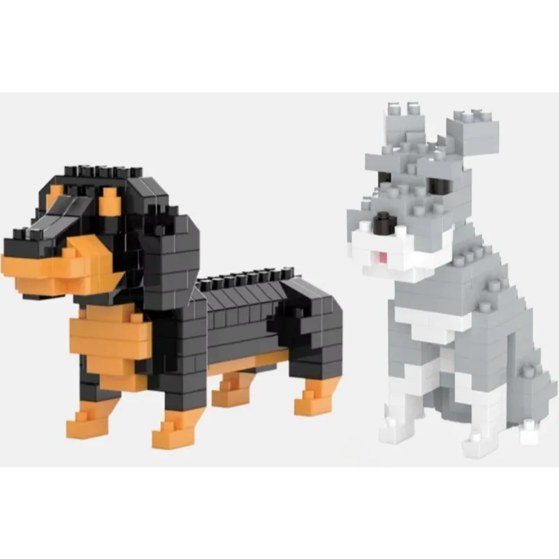 

Creative Children's Puzzle Building Animal Shaped Mini Set, Specially Designed For Dogs, Suitable As A Birthday Gift