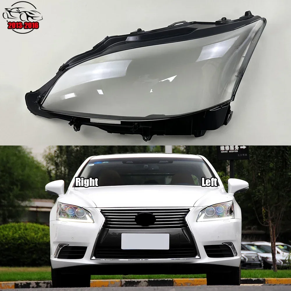 

For Lexus LS LS460 LS600HL 2013-2016 Headlight Cover Headlamp Shell Imported Transparent Shade Mask Lampshade Lens Plexiglass