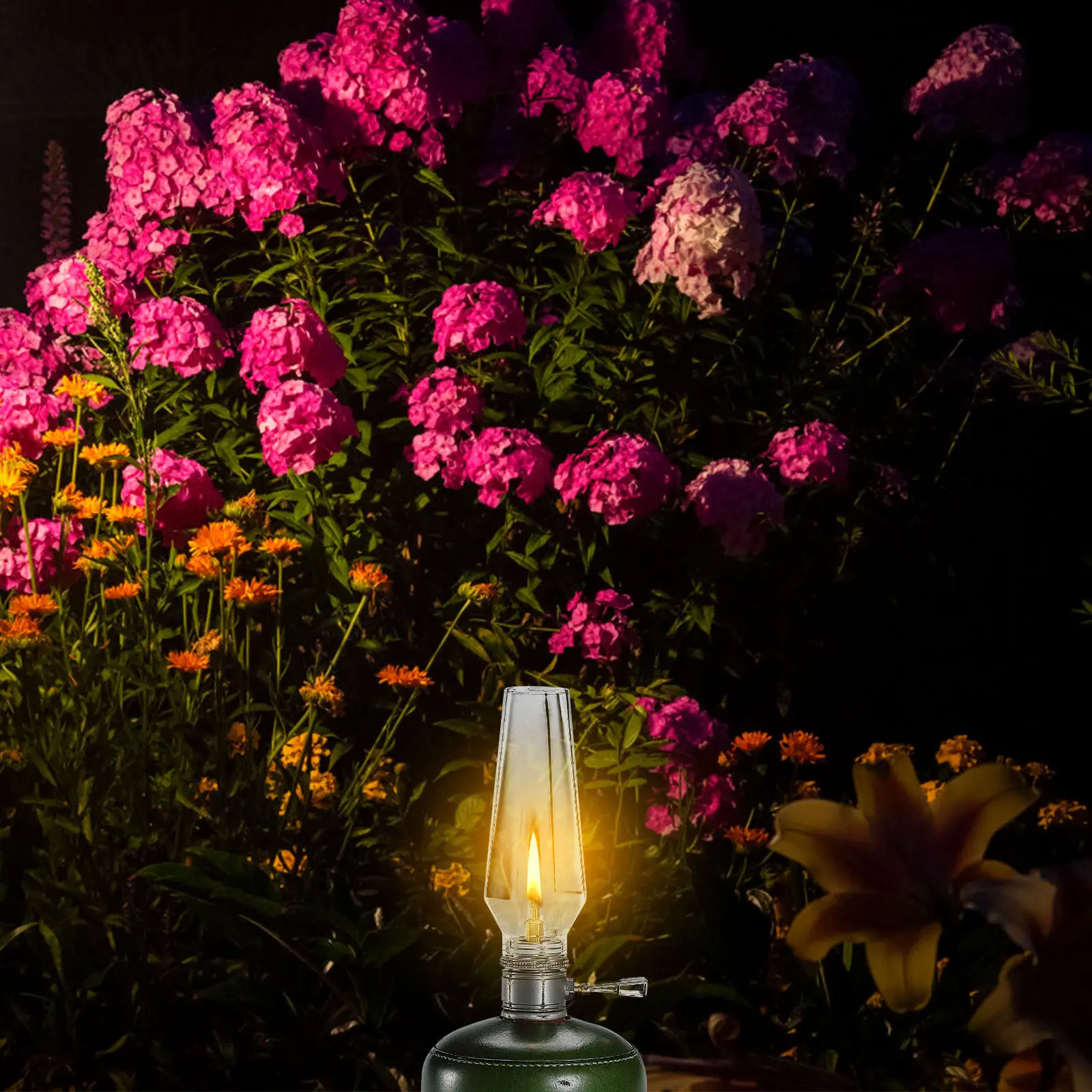 Small Clear Glass Oil Lamp Shade for Lamps Windproof Retro Design Lamp Chimney Replacement High Temp Resistant