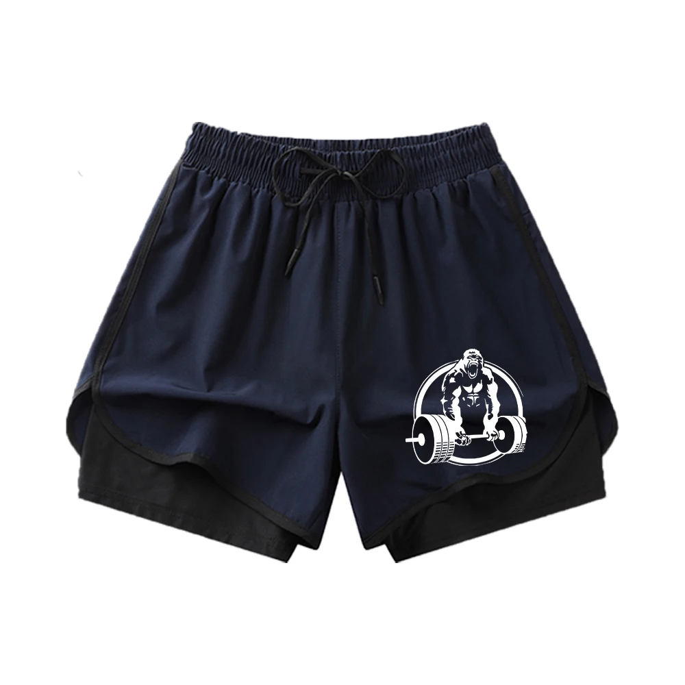 

Men's Quick-Drying Athletic Stretch Waist Shorts With Drawstring Adjustment Five-Point Shorts For Summer Fitness And Running