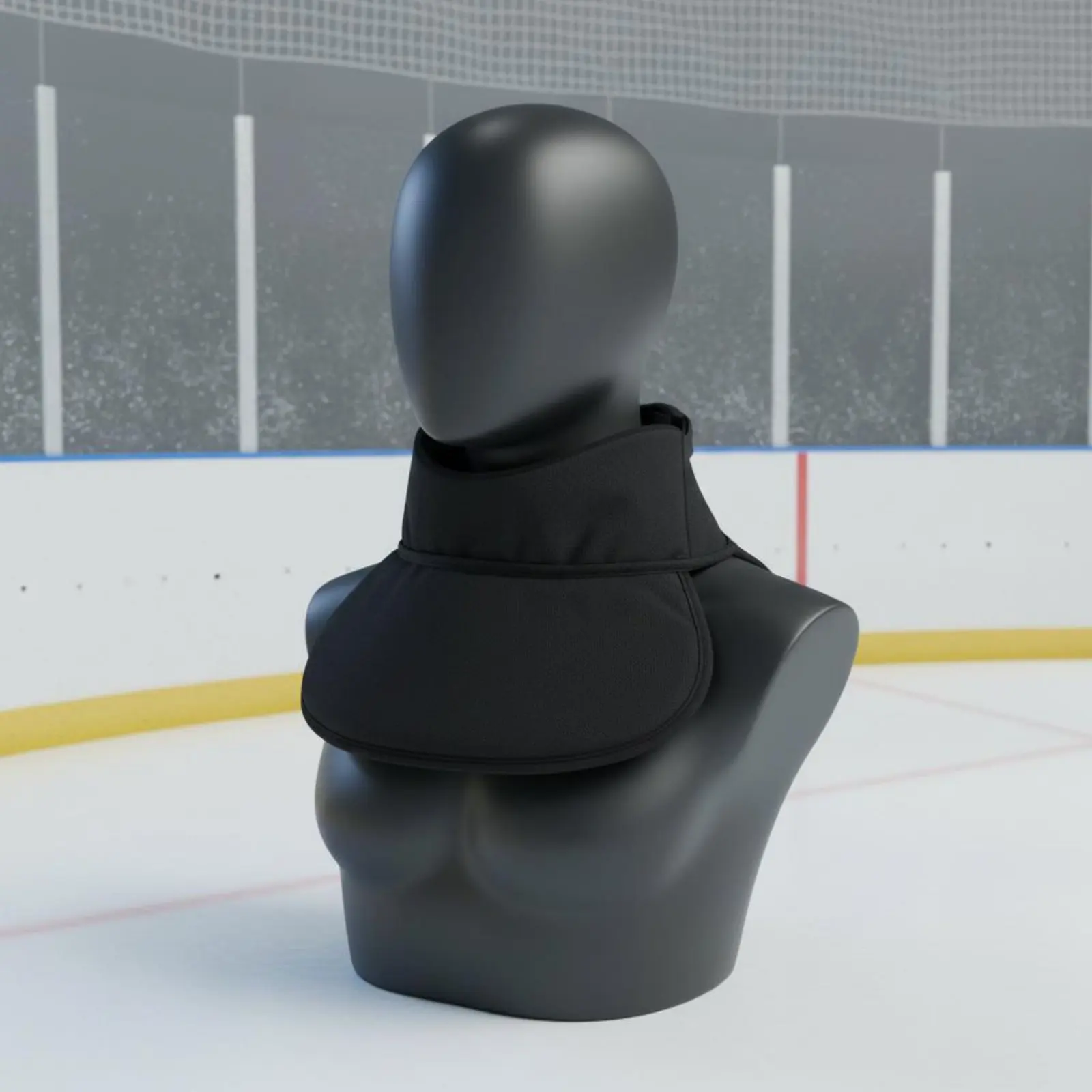 

Ice Puck Sports Neck Guard Collision Protection Puck Sports Neck Guard Lightweight Soft Lining for Young Players, Skiing