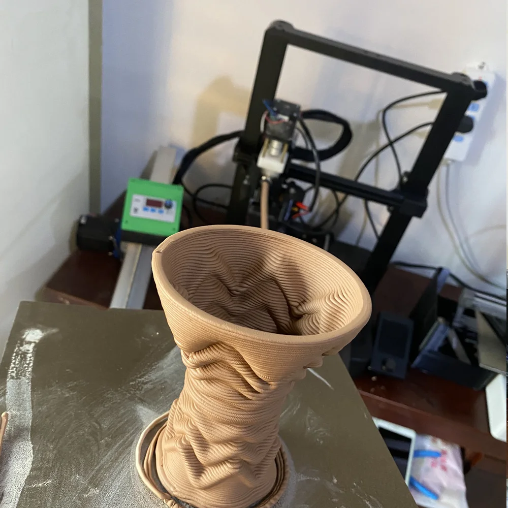 طابعة سيراميك ثلاثية الأبعاد، طابعة طين، مجموعة أدوات تسوية أوتوماتيكية كبيرة الحجم، طابعة ثلاثية الأبعاد من الطين مدفوعة بمسمار