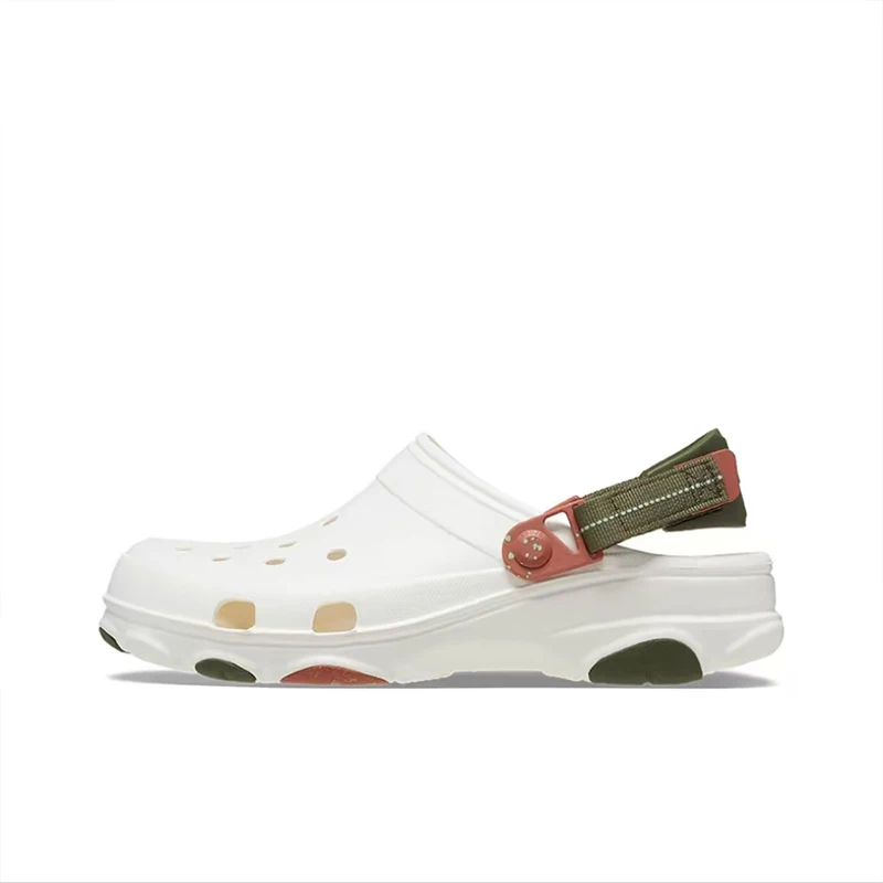 Crocs Classic All Terrain Clog Unisex White Classic Clogs  Stylish Versatile Durable Cushioned Outdoor Fit 206340-0WV