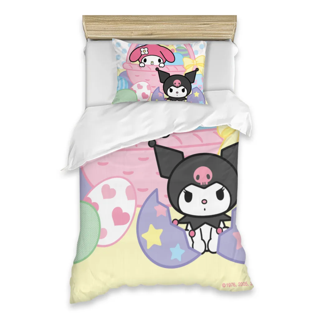 

Sanrio Kuromi Single Bed Sheets Set Complete Case Single Linen Quilt Cover