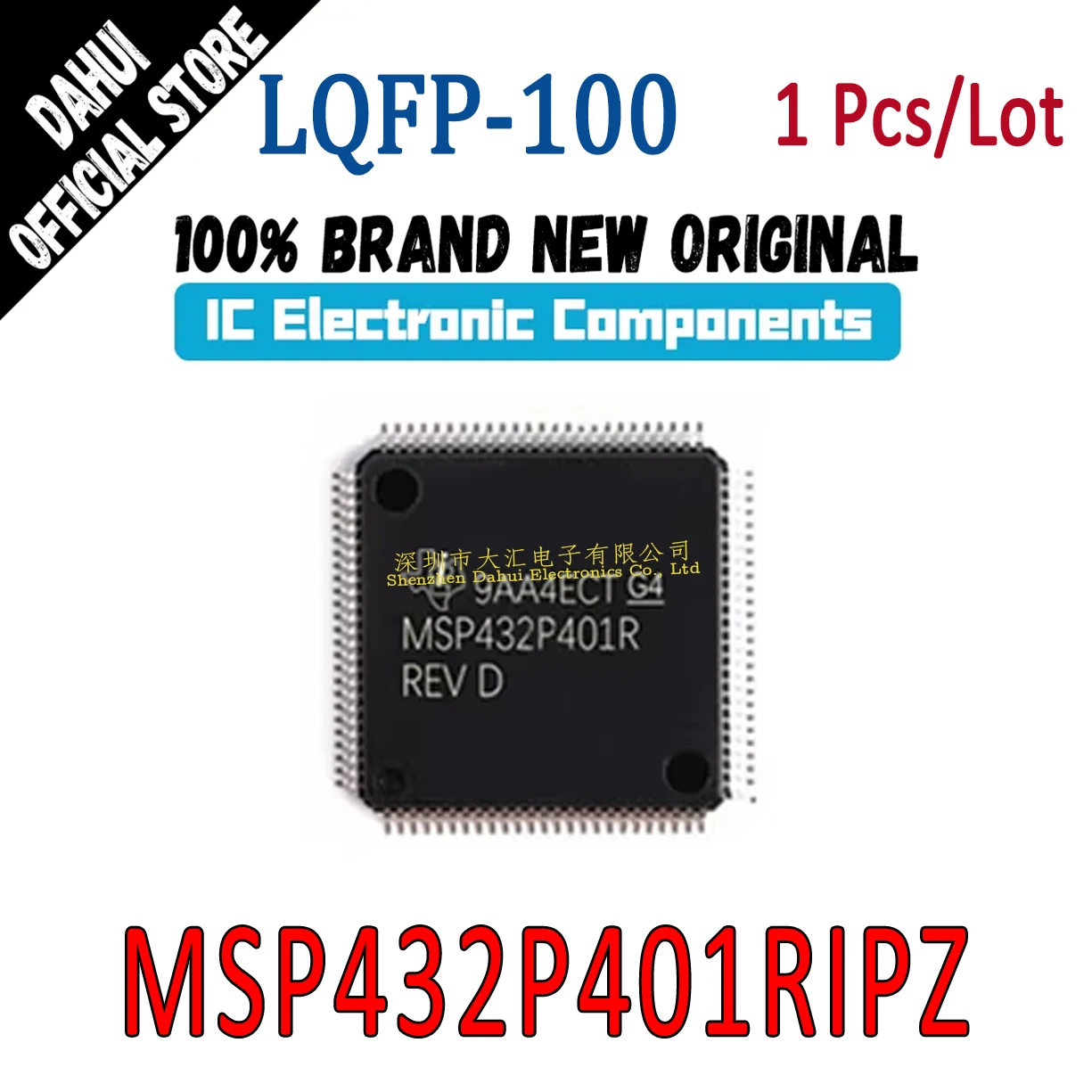 

MSP432P401RIPZ Silk screen MSP432P401R LQFP-100 microcontroller chip new original