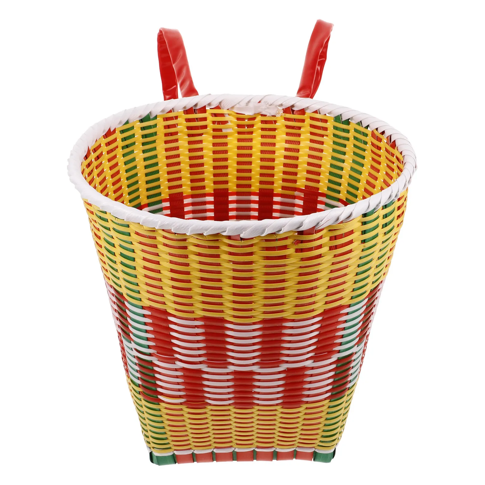 

Small Plastic Rustic Style Back Hanging Basket Storage Decorative Pack Basket Dance Prop Stage Performance Woven