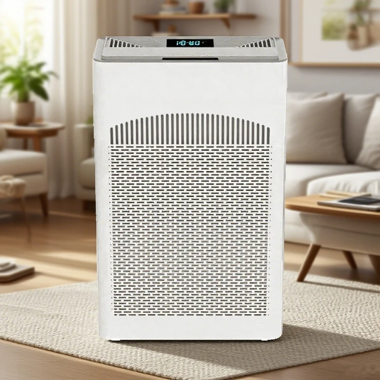 Portable Hepa Activated Carbon Filter Air Purifier with Monitor for Home Office Hotel Removes PM2.5 Anti-Bacterial