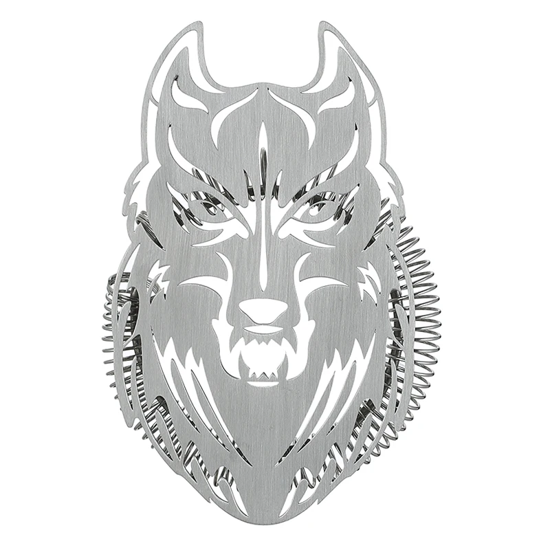 Creative Wolf Shape Bar Cocktail Strainer Hawthorne Strainer Stainless Steel Bar Tool