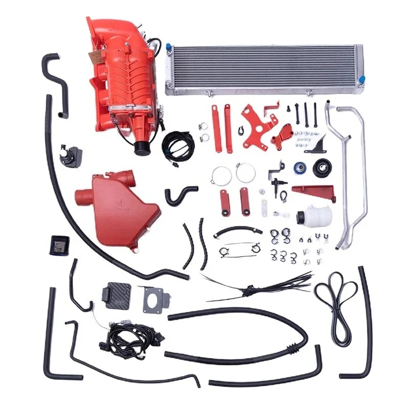 Popular Hot sell High Standard 4 Cylinder Twin Screw Supercharger Belt Driven Supercharger for Toyota Fortuner