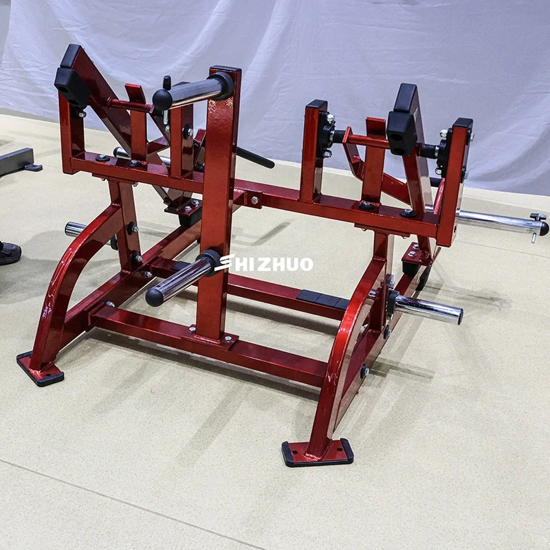 

Shizhuo Fitness Gym Equipment Leg Exercise Functional Trainer Plate Loaded Standing Ground Base Squat High Pull Machine
