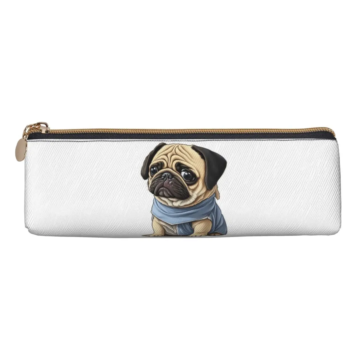 

Dog Sherpa Cute Pug Dog Animal Theme Pencil Case Pen Holder Storage Stationery Supplies Pen Box Pencil Bag for Students Gifts