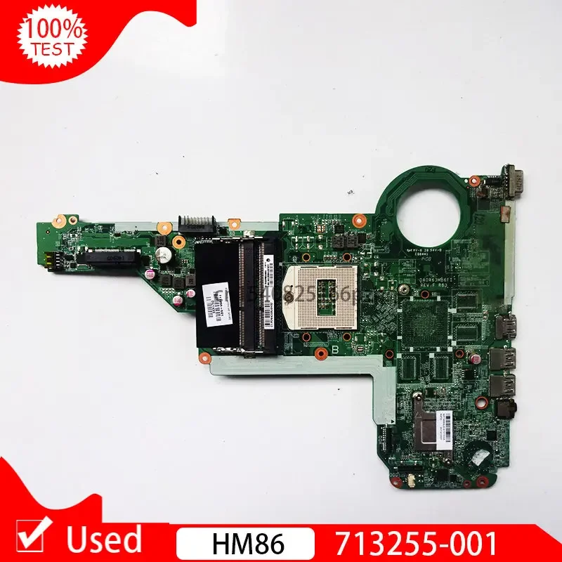 Used For HP 15-E 17-E Laptop Motherboard 713255-501 713255-001 DA0R63MB6F1 PGA947 HM86 DDR3