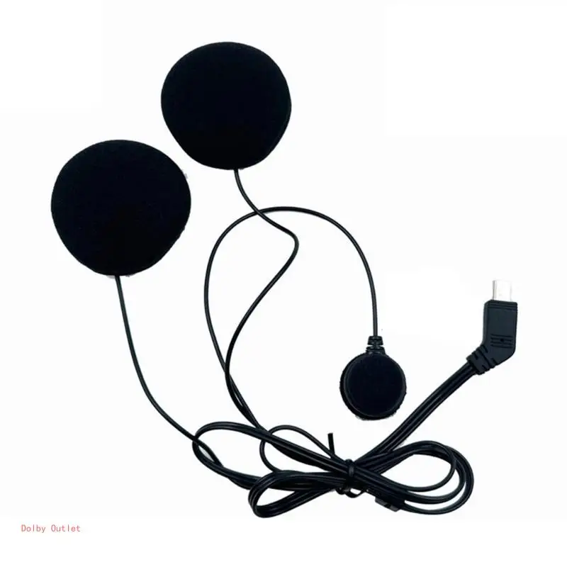 10Pin Helmet Headset Switching Corded Microphone, for all full-face helmet/Modular Helmet Headset for FDC VB/T-COMVB