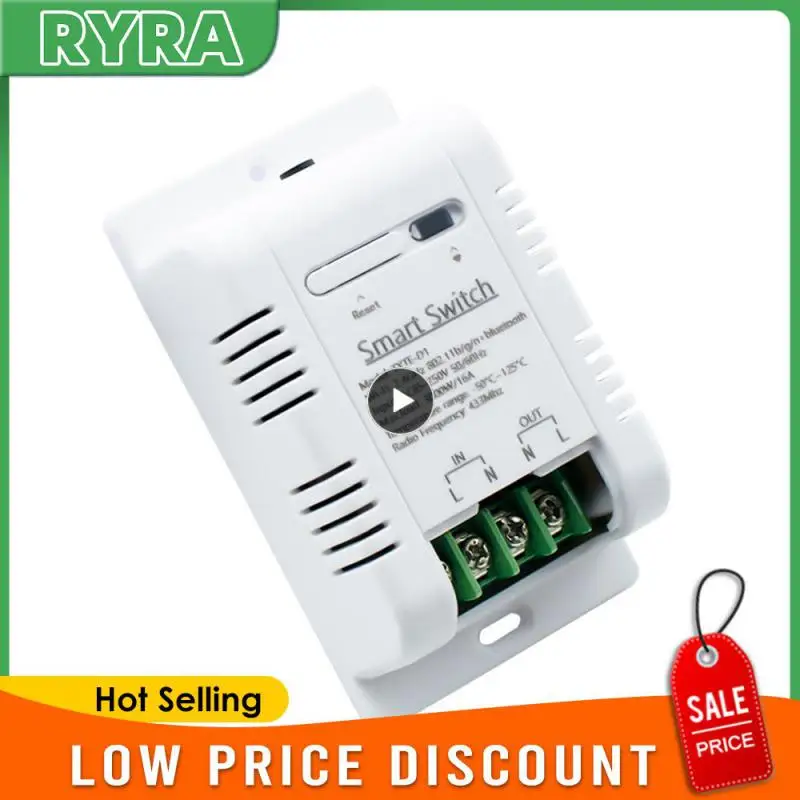 

Tuya / Smart Wifi Temperature Switch With Energy Consumption Monitor(tuya) RF433 Intelligent Thermostat Works With Alexa