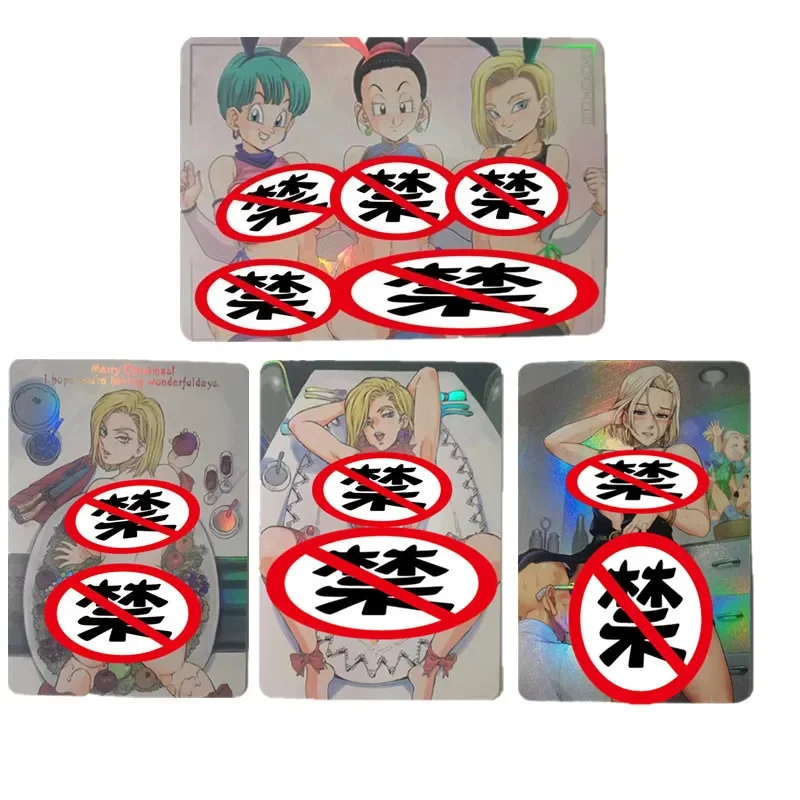 Anime Coelho Menina Cosplay Toy Coleção de Cartas, Dragon Ball, Android 18, Kiki Bulma, Sexy, Presente de Natal, Jogo, Rara, 1Pc Conjunto