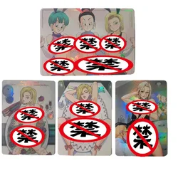 Juego de colección de cartas de Anime de Dragon Ball, juego de colección de juguetes raros, Android No. 18, Kiki, Bulma, tarjeta Sexy, conejito, niña, Cosplay, regalo de Navidad, 1 unidad/set