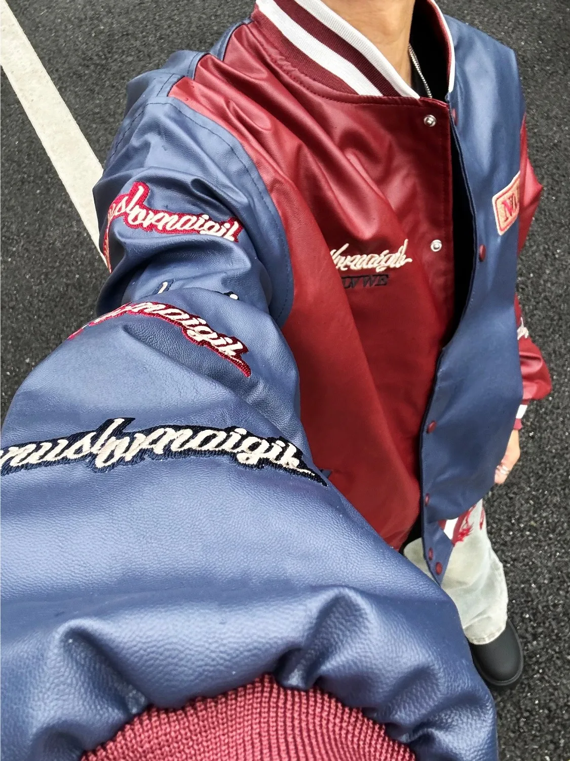 

Американская ретро-мотоциклетная куртка из искусственной кожи для мужчин, свободного кроя, повседневная, для пар, в бейсбольном стиле, износостойкая, с длинными рукавами