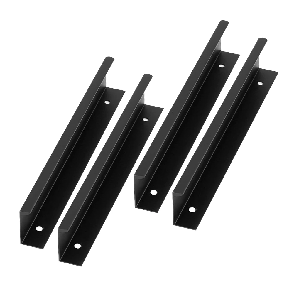 

4Pcs Cabinet Handles Modern Door Pulls Long Drawer Pull Hardware Minimalist Metal Rust-Resistant for Wardrobe