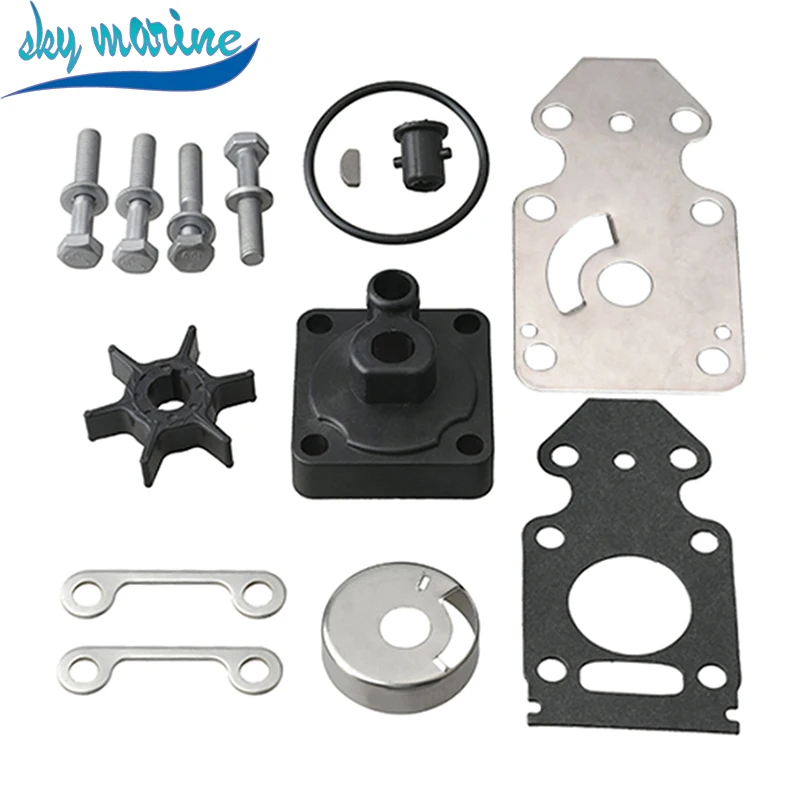 

63V-W0078-00 Water Pump Repair Kit for Yamaha Parsun 2 stroke 9.9HP 15HP Boat Engine 63V-44323-00 63V-44352-00 63V-W0078