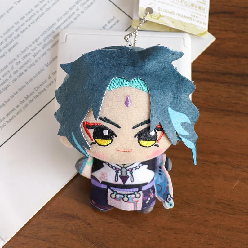 Tartaglia Kaeya Diluc Venti Xiao Klee Peluche Mini Ciondolo per bambola appesa per zaino Decorazione auto per adolescenti Anime Regalo di Natale