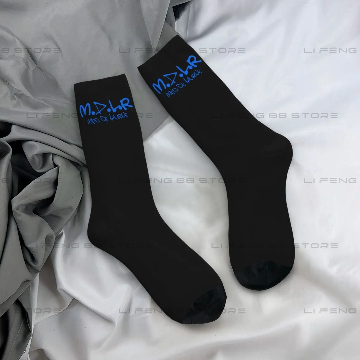 Morad Mec De La Rue M.D.L Men Women Socks Windproof Novelty Spring Summer Autumn Winter Stockings Gift