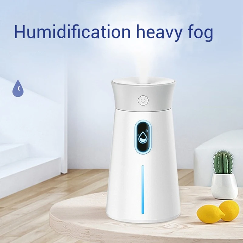 Household mini USB charging spray small desktop car water replenishing mute atmosphere light anti dry burning humidifier