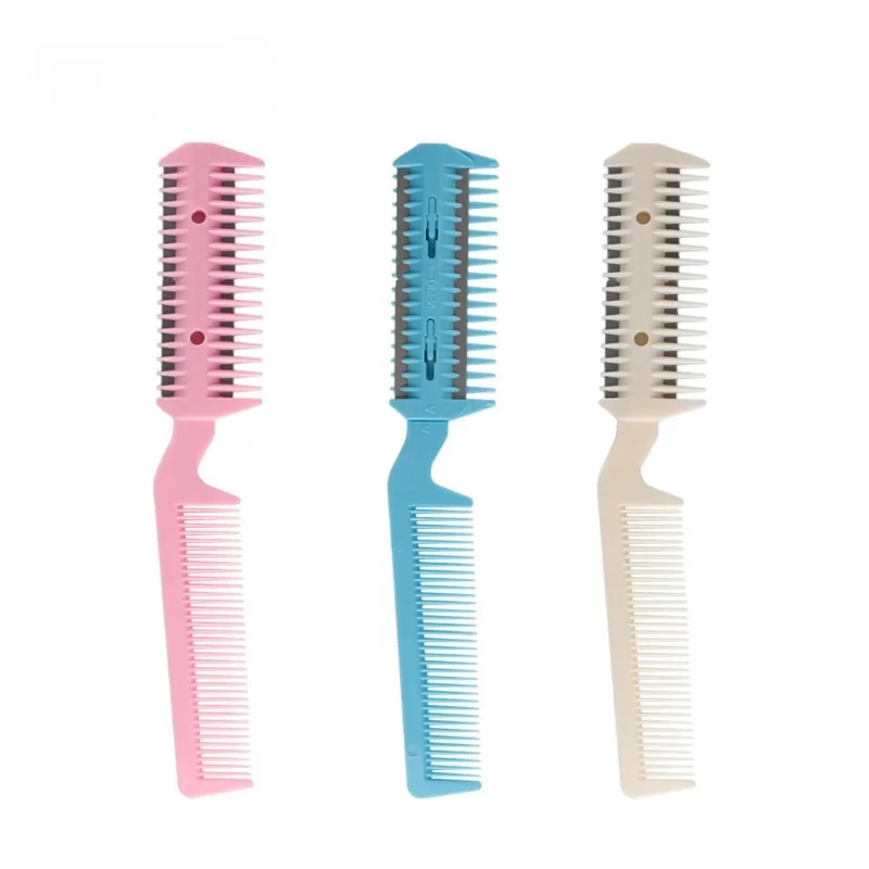 Pet Hair Trimmer Comb Cutting Cut Dog Cat with 2 Blades Grooming Razor Thinning Hairbrush Comb Products for Cats