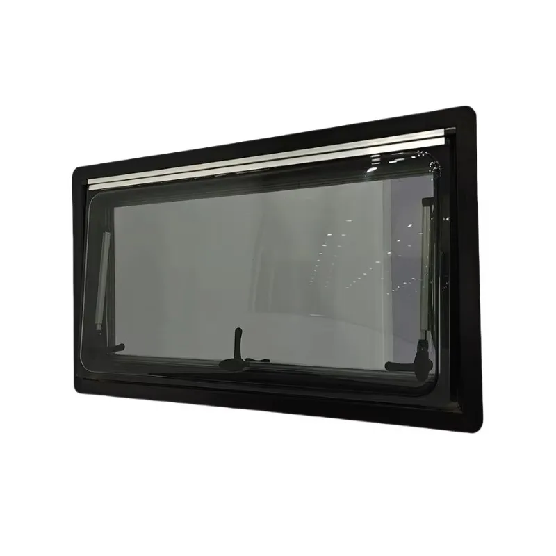 

Double layer glass acrylic glass durable aluminum frame 800x500mm camping car window