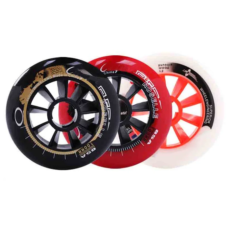 

Ice skating speed skating roller roller skates adult single row wheel red roller skating accessories