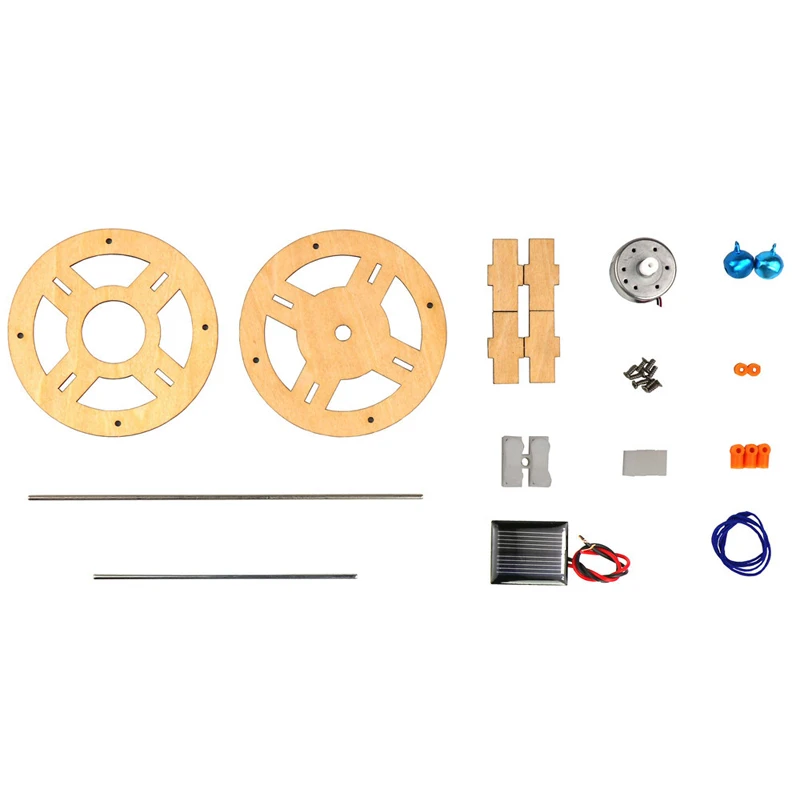 Modelo de conversión de energía Solar de madera para niños, juguete científico, tecnología, Kit de física, juguetes educativos de aprendizaje